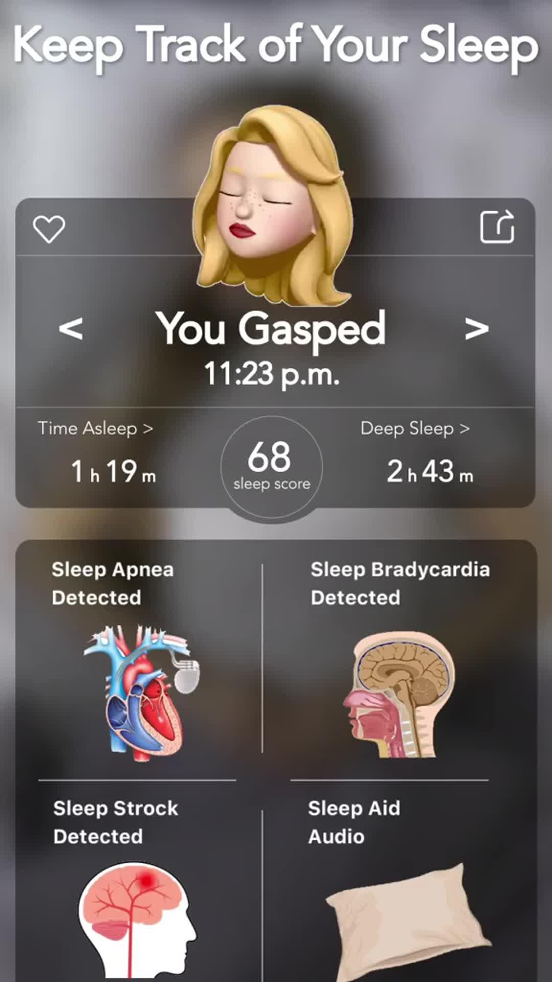 Start sleeping better tonight. easy-to-use sleep tracking. Download today.