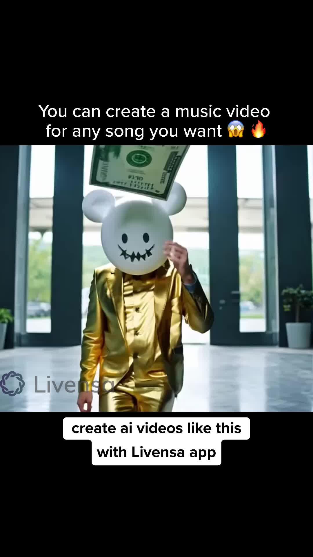 Create Al videos with your own words on mobile
