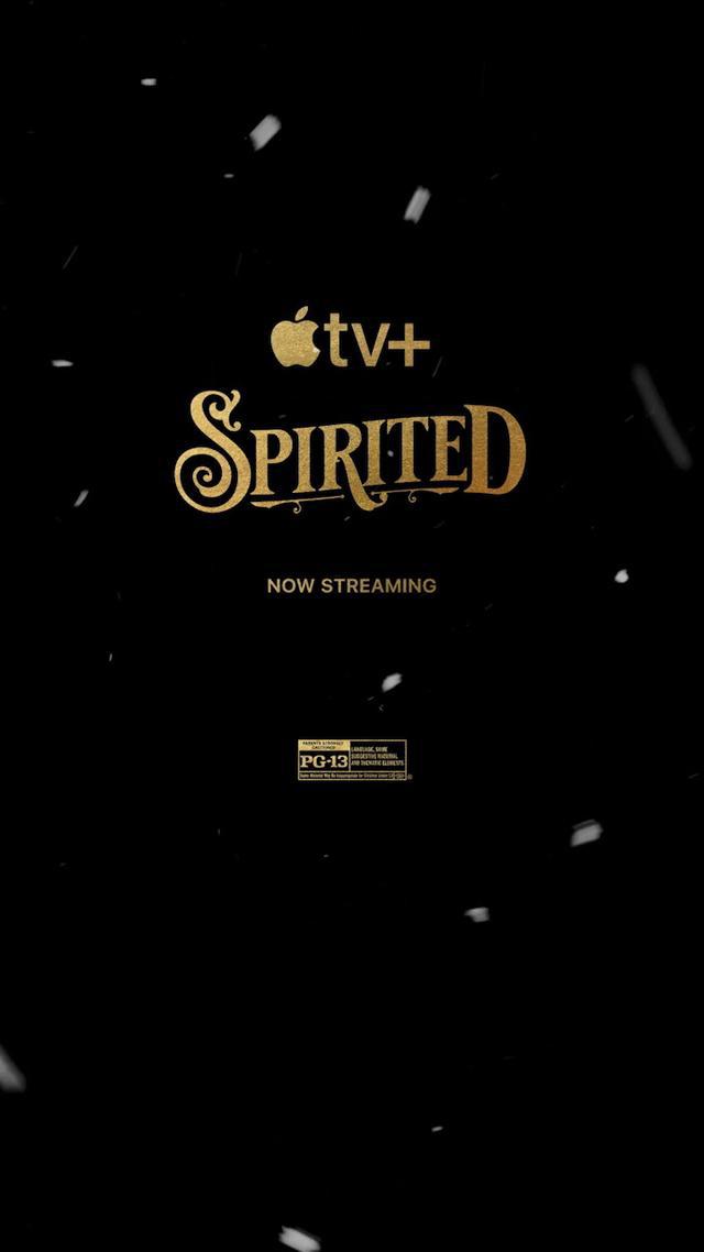 Spirited now streaming on Apple TV+