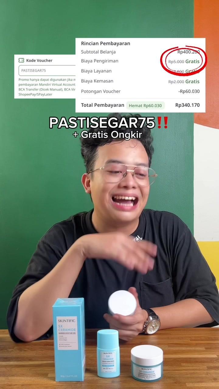 Di Segari ada skincare?! EXTRA DISKON juga kalau kamu pakai kode voucher PASTISEGAR75. Buruan, beli di Segari sekarang! 🥳 #Segari #skincare #skintificid #skintific #skincareroutine #skincaretips #skincareviral #skincareproducts #skincaretiktok 