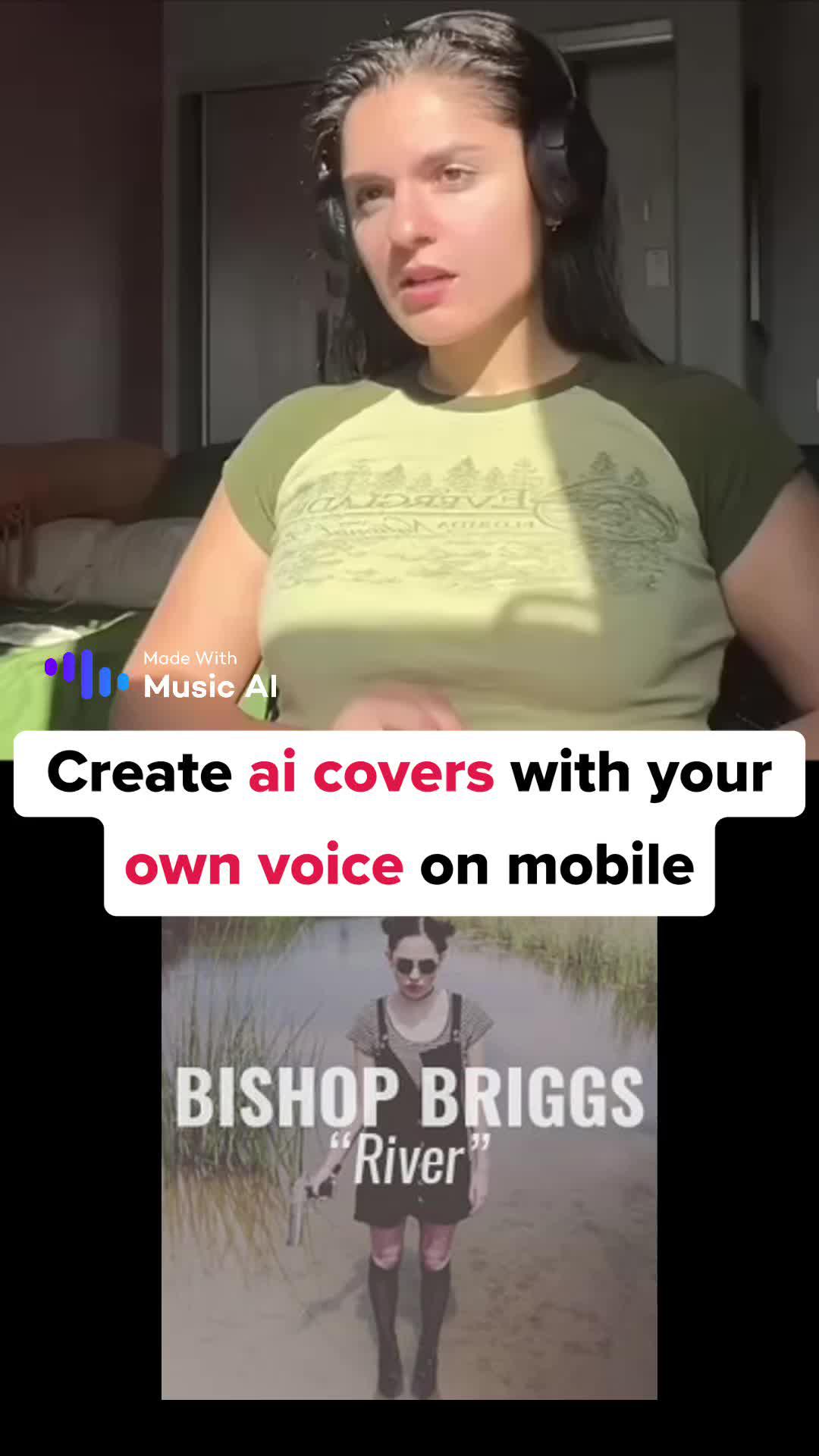 Create AI covers with your own voice on mobile