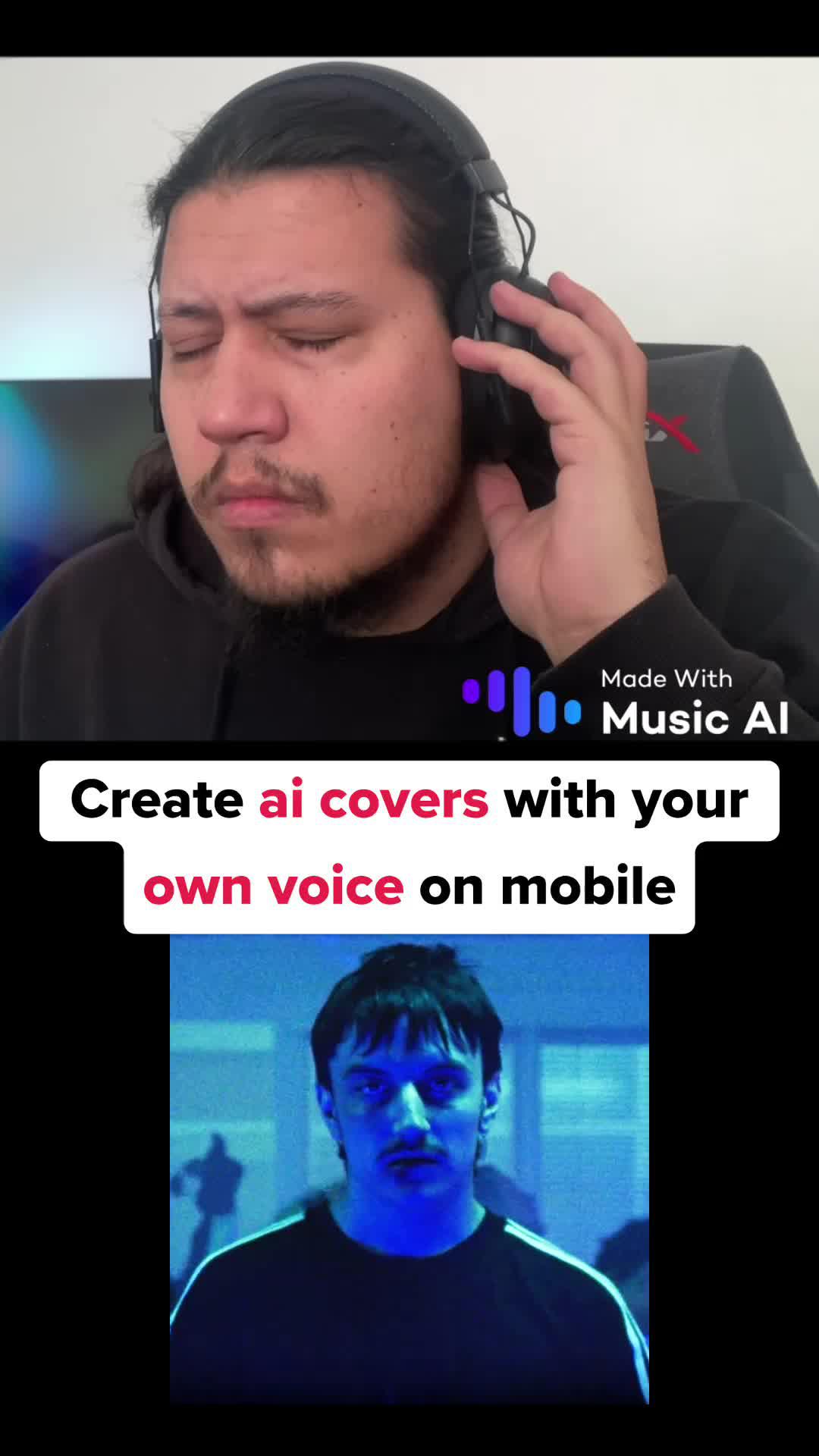 Create AI covers with your own voice on mobile