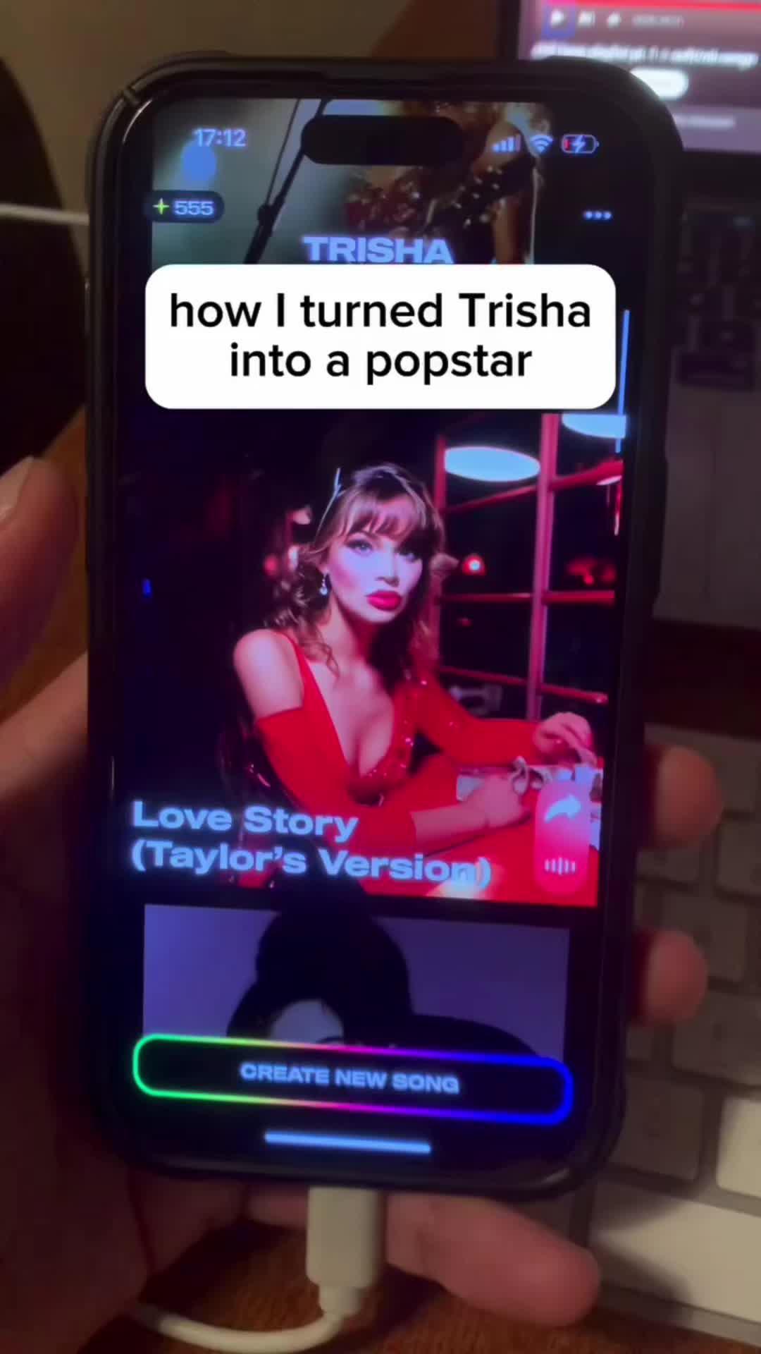 How I turned Trisha Paytas into a popstar #beforeafter #transformation #aifilter #trishapaytas