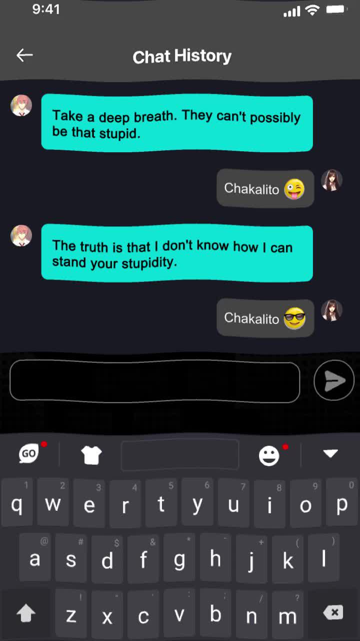 Chat with your favourite characters!