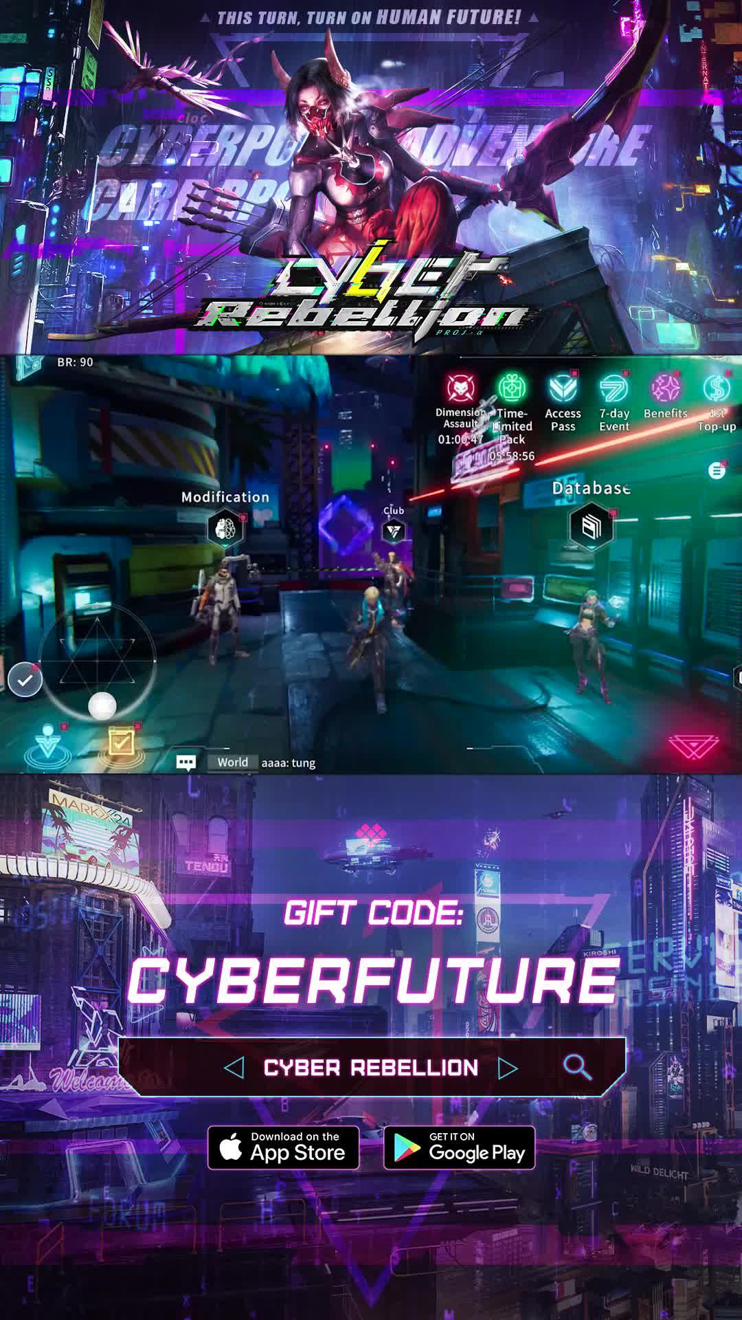 Immerse yourself in a stunning cyberpunk world. Get 150 free summons on login!