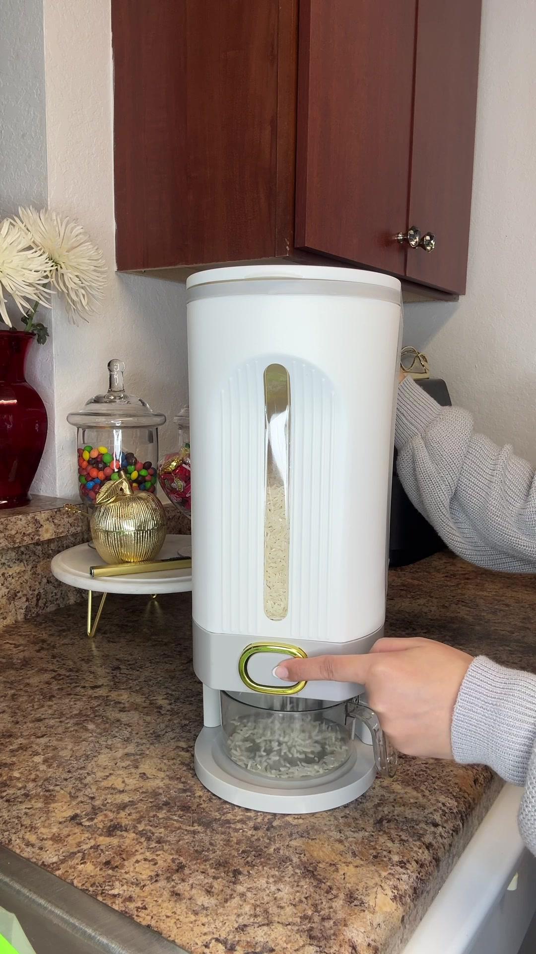 Dispensador de arroz  #dispenser #ideas #kitshenhacks #pageforyou #lifestyle