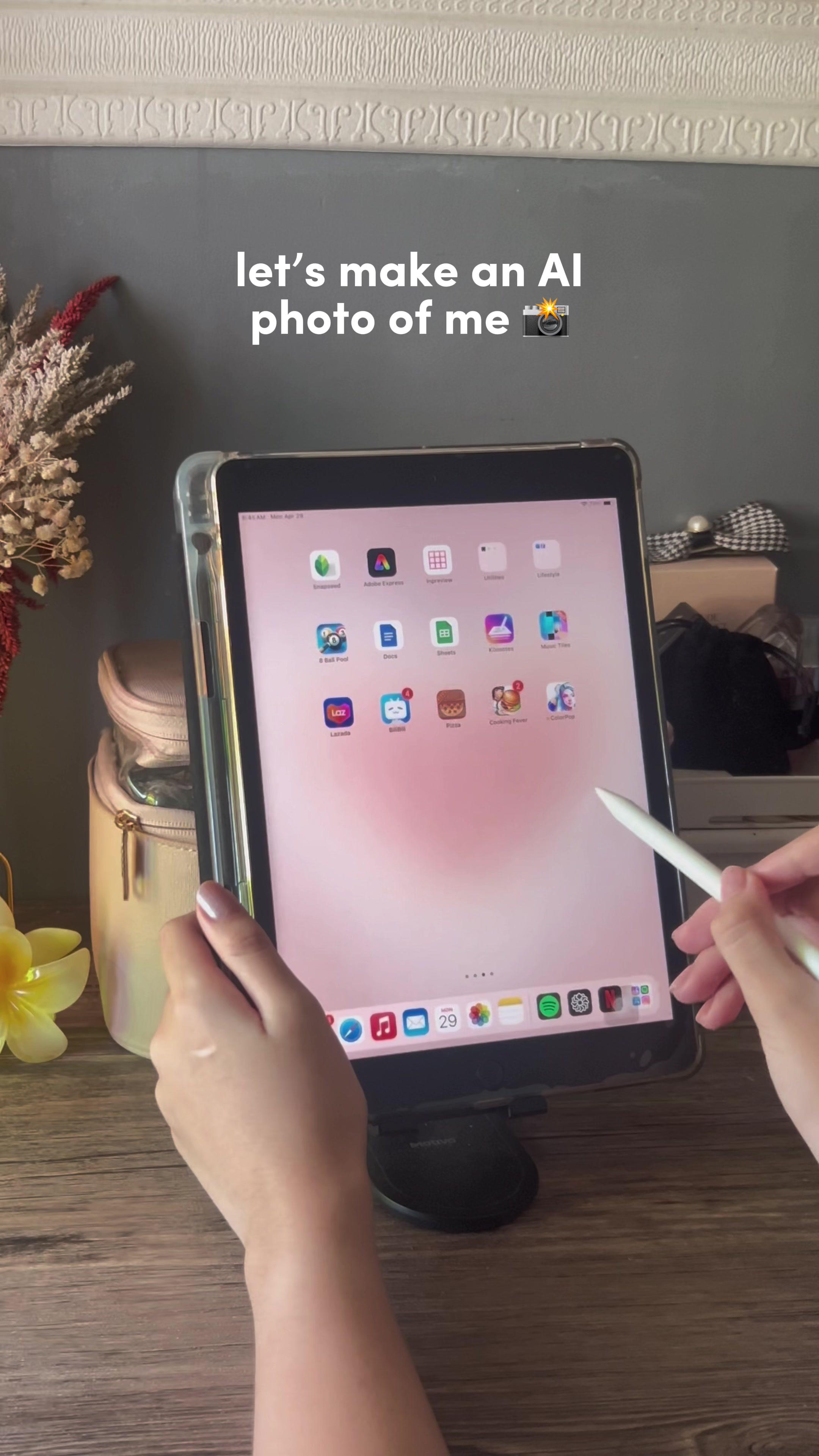 let’s make an AI photo of me using Picbox AI 👀📸 #fyp #picboxAI #AIphoto #ipadapps