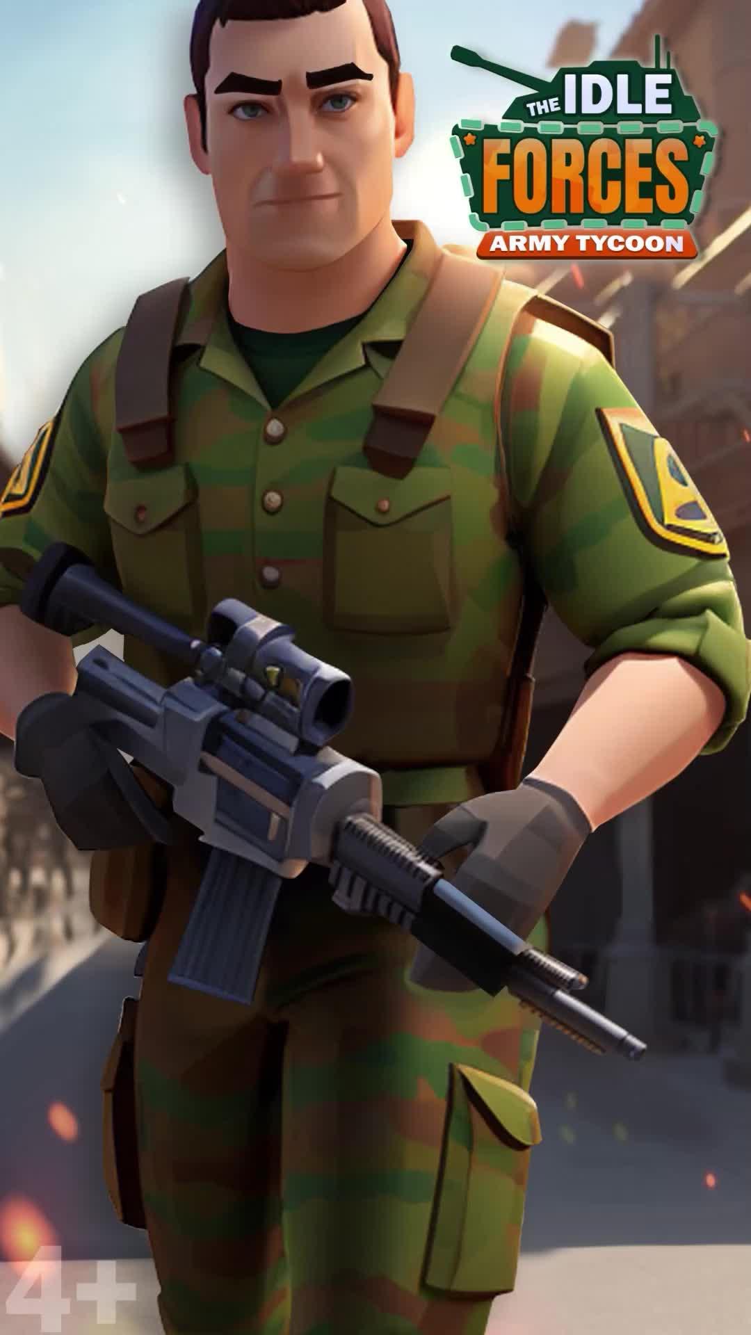 Build and manage your own army in this idle tycoon game!