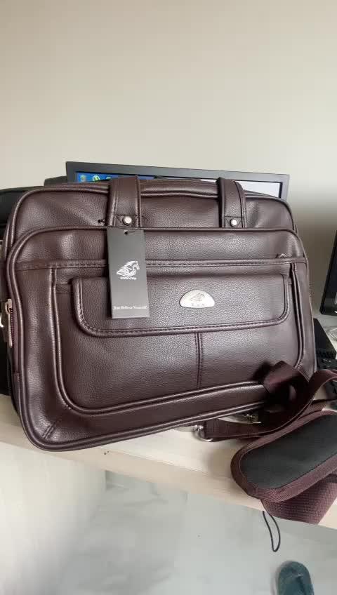 Bolsa Pasta Executiva De Couro Notebook 14 15 17 Luxo Kvn