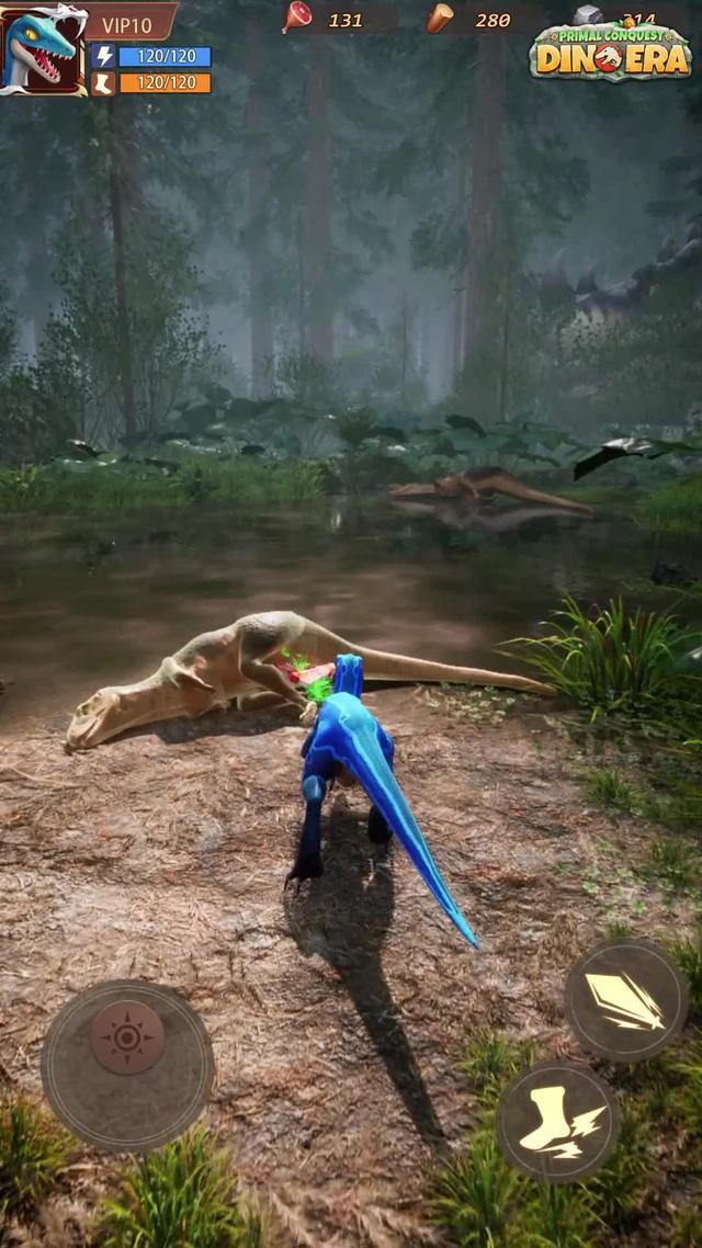 Build your empire of dinosaurs.