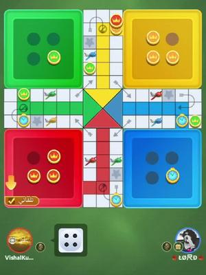 تلعب لعبة ludo ممتعة وسعيدة