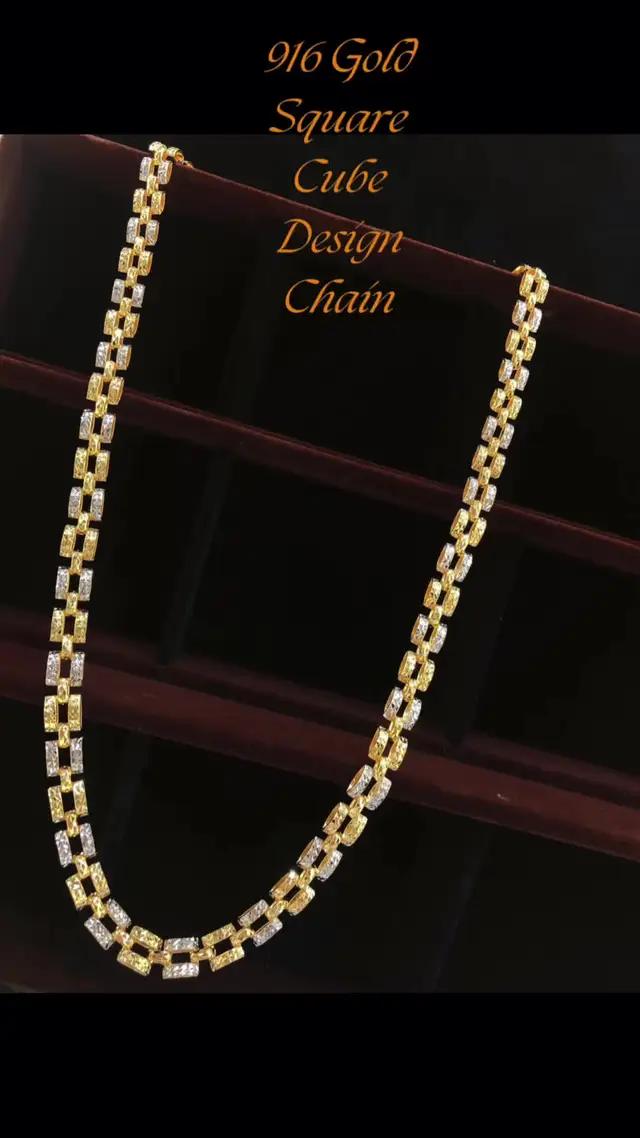 916 Gold Square Cube Long Chain Design.               Get Now Pay Later 🛍️   Head down to any of our outlet to check out more designs   Contact Us 📱 or Visit Our Outlets Now: Geylang Serai Outlet:  https://shorturl.at/xTWYZ Yew Tee Outlet: https://shorturl.at/aqQUX WhatsApp: https://wa.me/6594578790   #happysunday #foryoupage #fyp #foryou #viral #fashion #gold #goldjewellery #jewelleryshop #singapore #rope #realgoldjewellery #tiktoksg #singaporegold #22kgold #explore #916gold #weddingband #916gold #999gold #womenjewelry #realgoldjewelry #emasmurah #emas916original #emasasli #emas #emasfreeupah #trendtiktok #tunang #jalanjalan #singapore #emas  