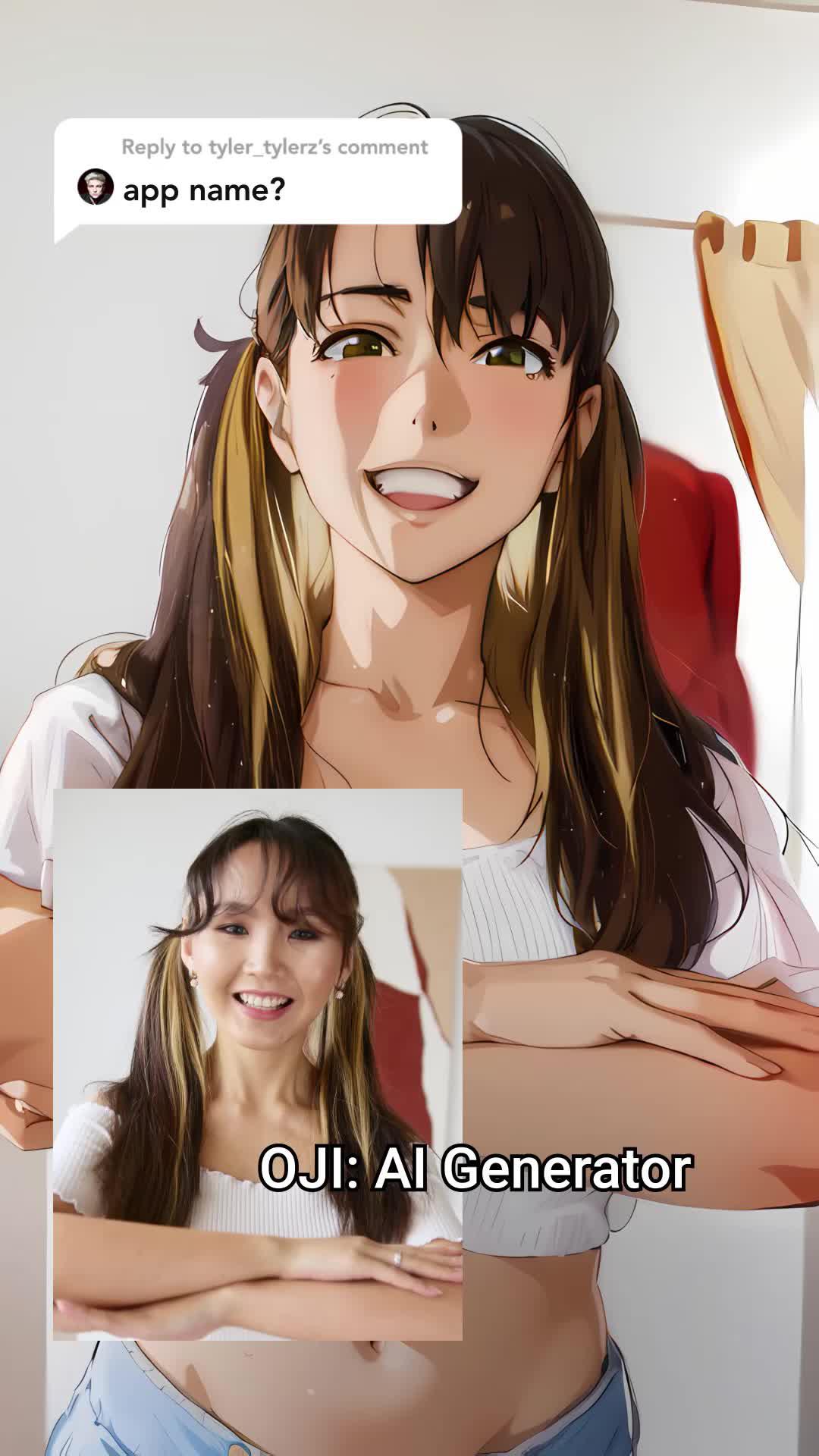 Exclusive AI effects in the OJI app