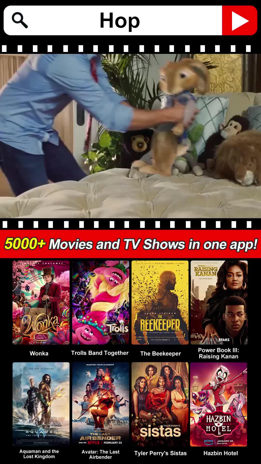 Watch blockbuster movies as you like