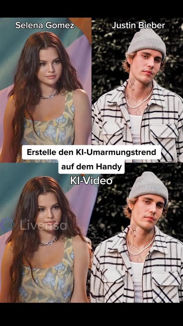 Mobilgerät mit eigenen Worten KI-Videos erstellen.