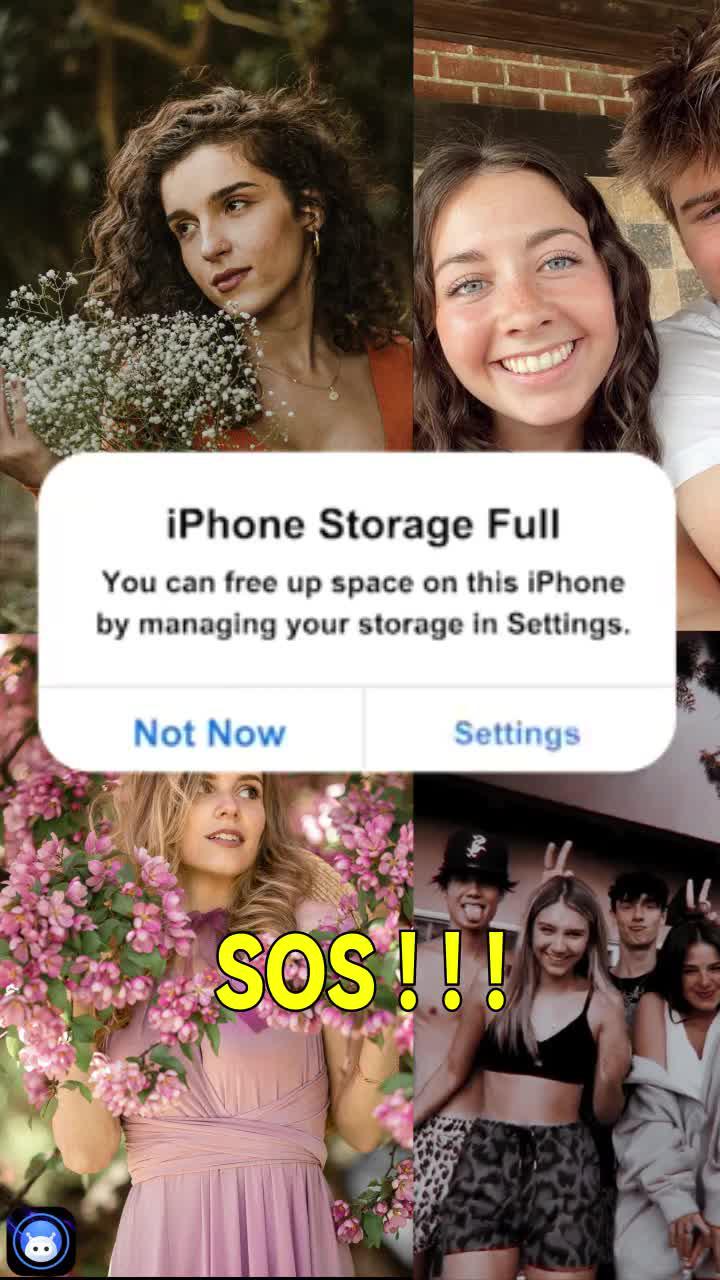 The phone's memory space is less than 3%!