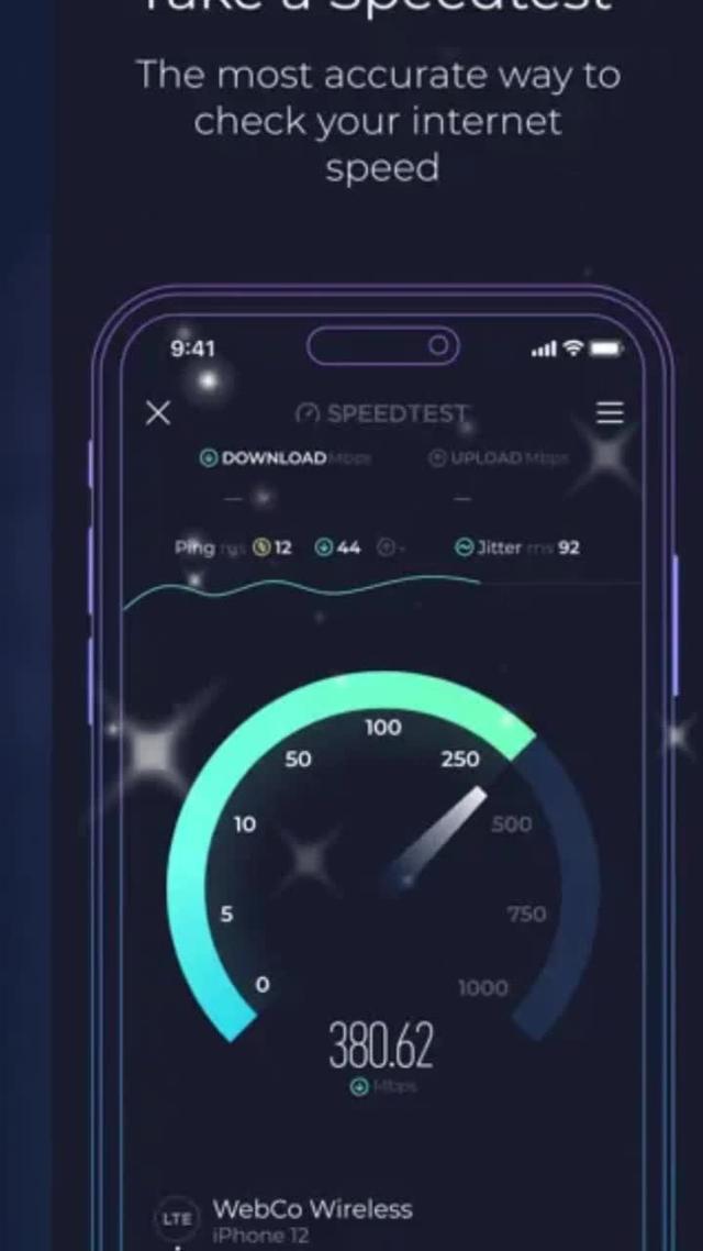 Mit Speedtest® können Sie schnell und einfach die Geschwindigkeit Ihrer Internetverbindung testen