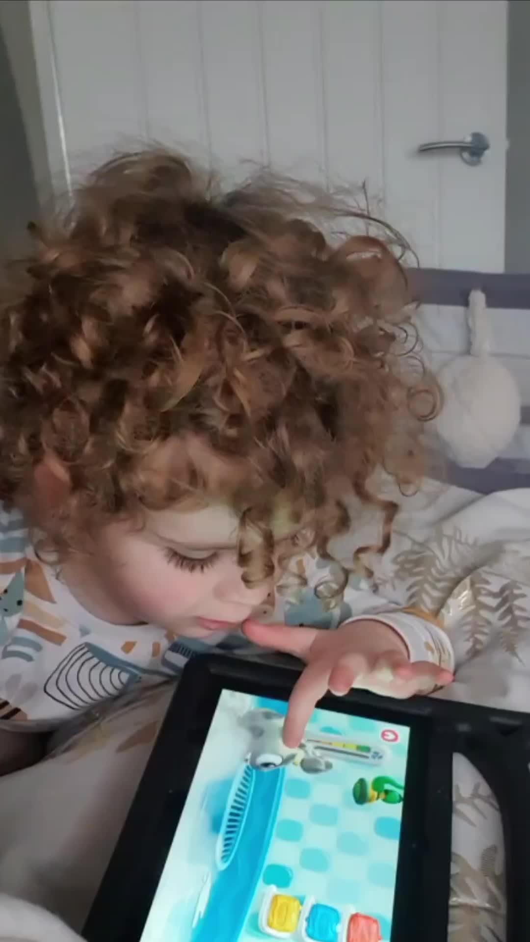 "Kid spent hours coloring in it the other day. And is more interested in her real coloring books.”