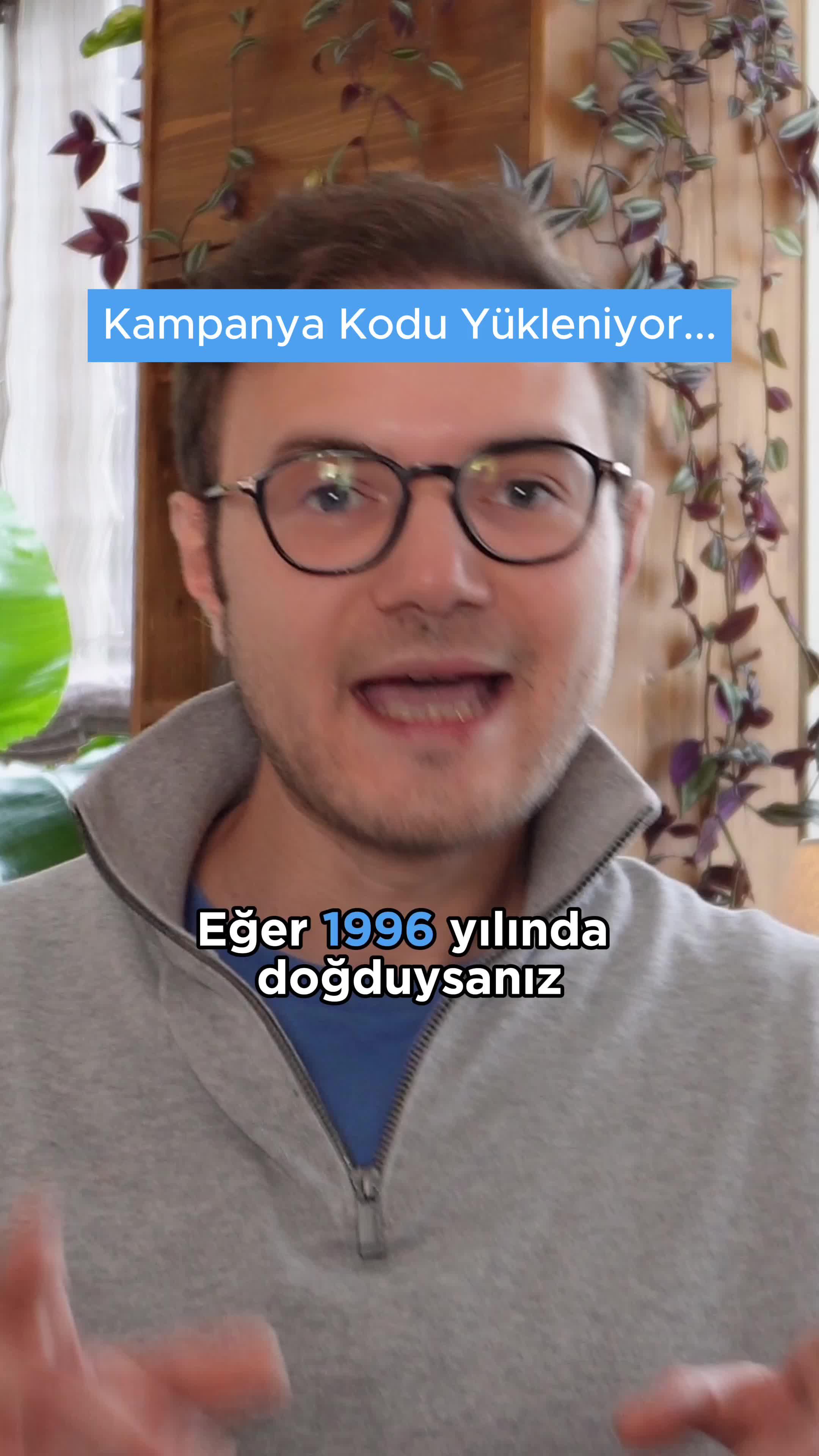 Yeni müşterilere özel, bu ay yapacağın ilk alışverişinden yaşın oranında indirim kazan!