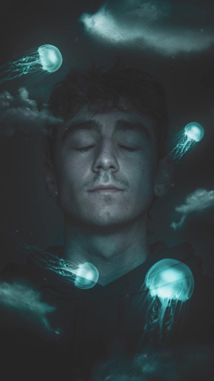 Glowing Jellyfish Edit ☁️ #picsart #tutorial @Picsart AI Photo Editor, Video #jellyfish #photography #edit