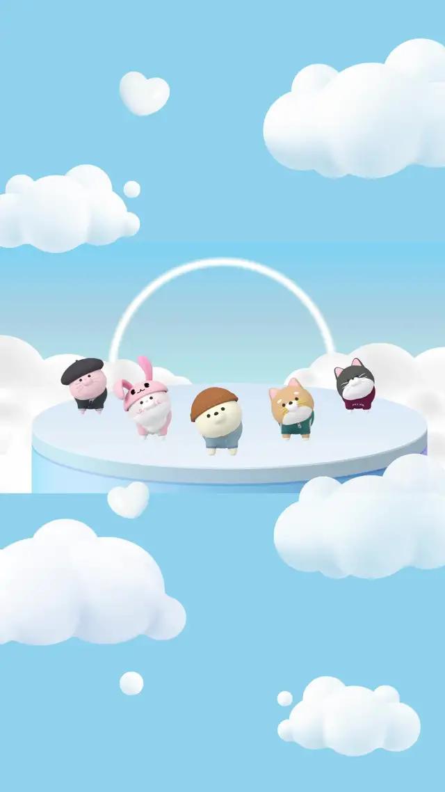 내가 좋아하는 댕냥이 캐릭터를 만들고 친구들과 소통해 보세요!
