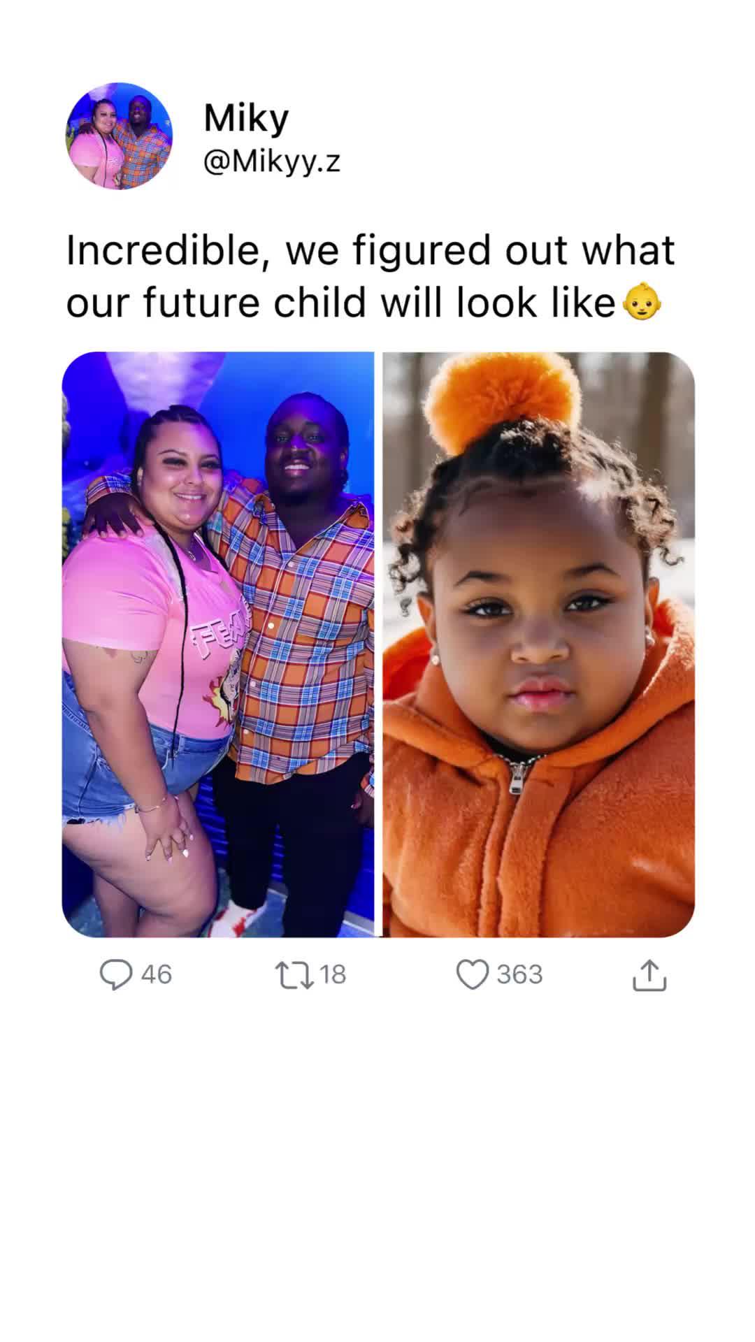 2 photos in 1 future