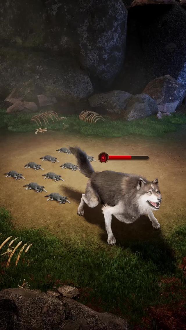 Try to survive and become stronger in the wild!