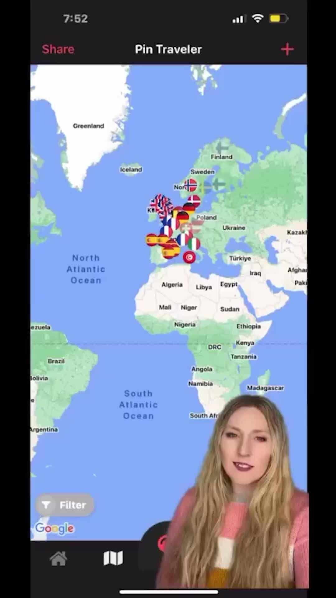 Your Personal Travel Map