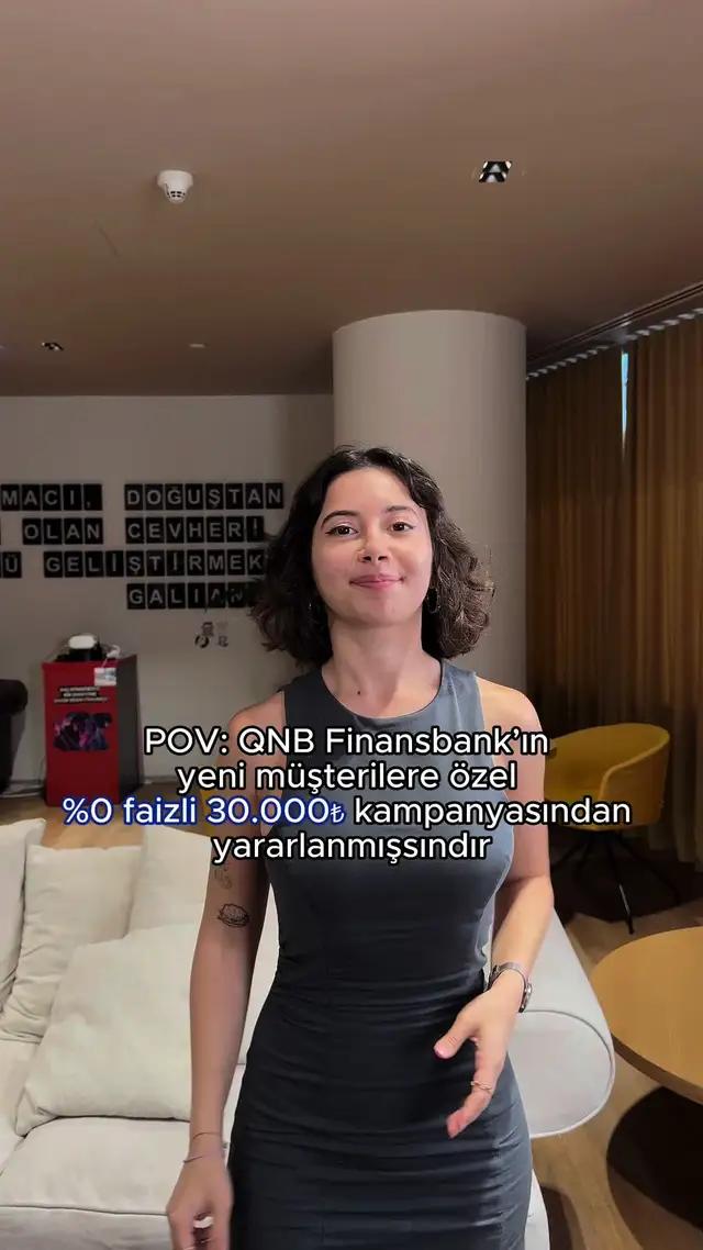 Yeni Müşterilere Özel Faizsiz 30.000 TL Fırsatı QNB Finansbank'ta!