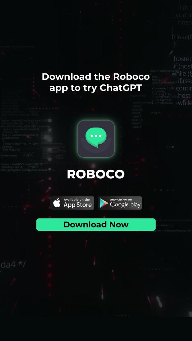 Experience ChatGPT-4 with Roboco