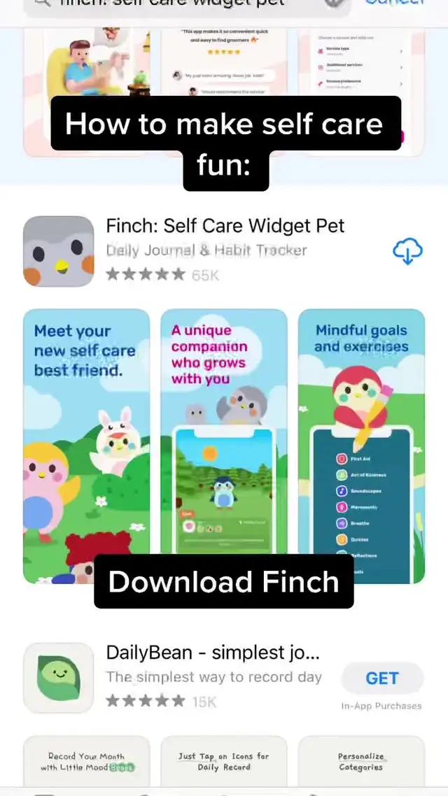 Self care is so fun with Finch! 🎉 This little birb has everything you need for your mental health. Do yourself a favor and hatch a new bestie to start your self care journey today! 🐣💛 #mentalhealth #finchfam #fyp #selfcare #motivation #app #birbs #finchcare #finchtok