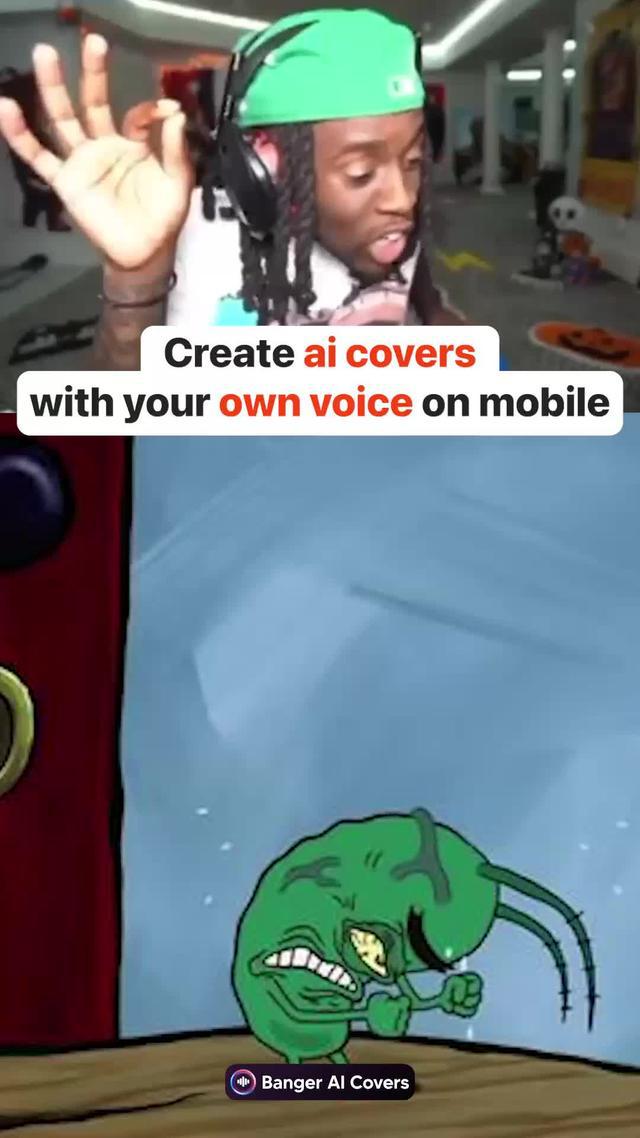 Create AI cover song on mobile try it now!