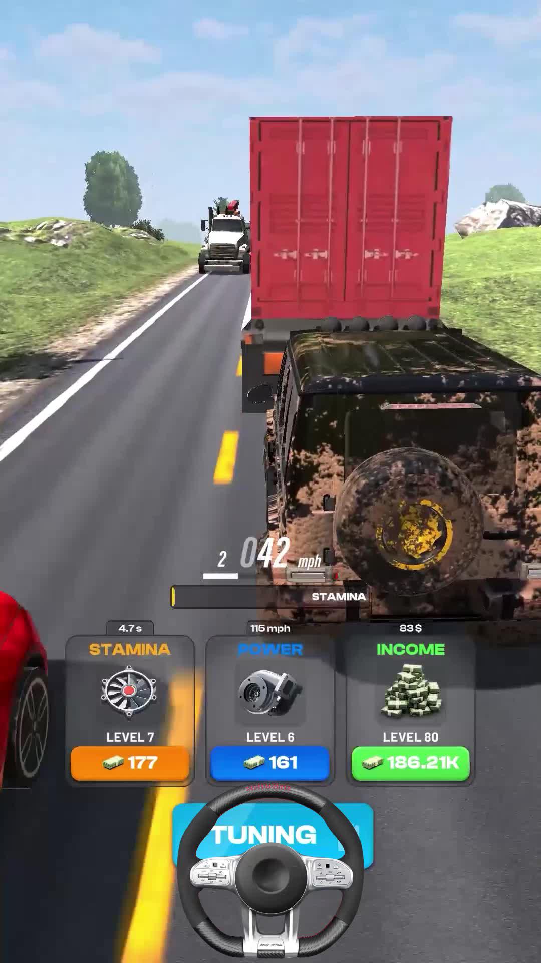 Nothing is better than overtake in the highway!