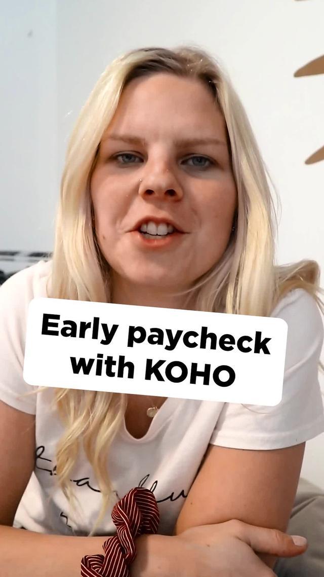 Access your money faster with KOHO's Early Payroll. No credit checks, no interest, no hidden fees.