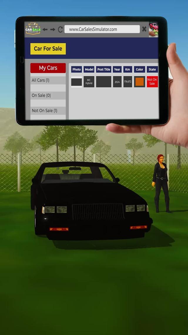 Are you able to sale a car?