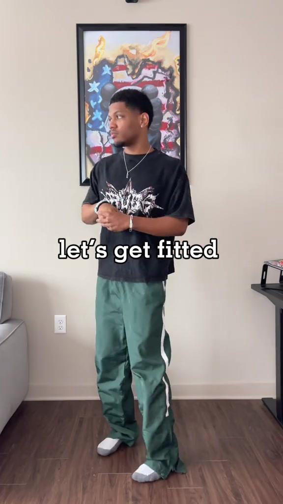 @Shemar staying fresh in Aero denim 🔥#AeroForAll