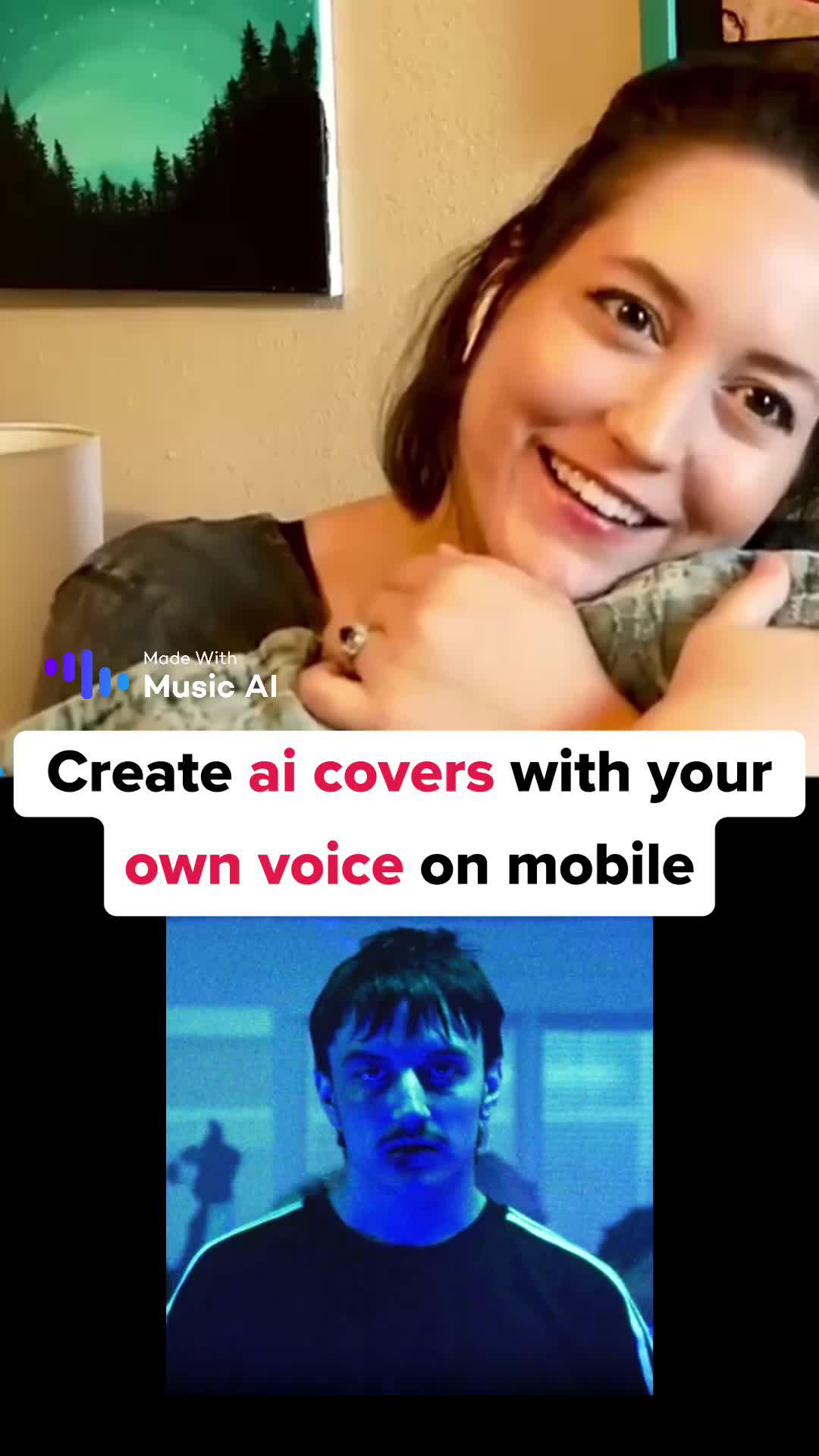 Create AI covers with your own voice on mobile