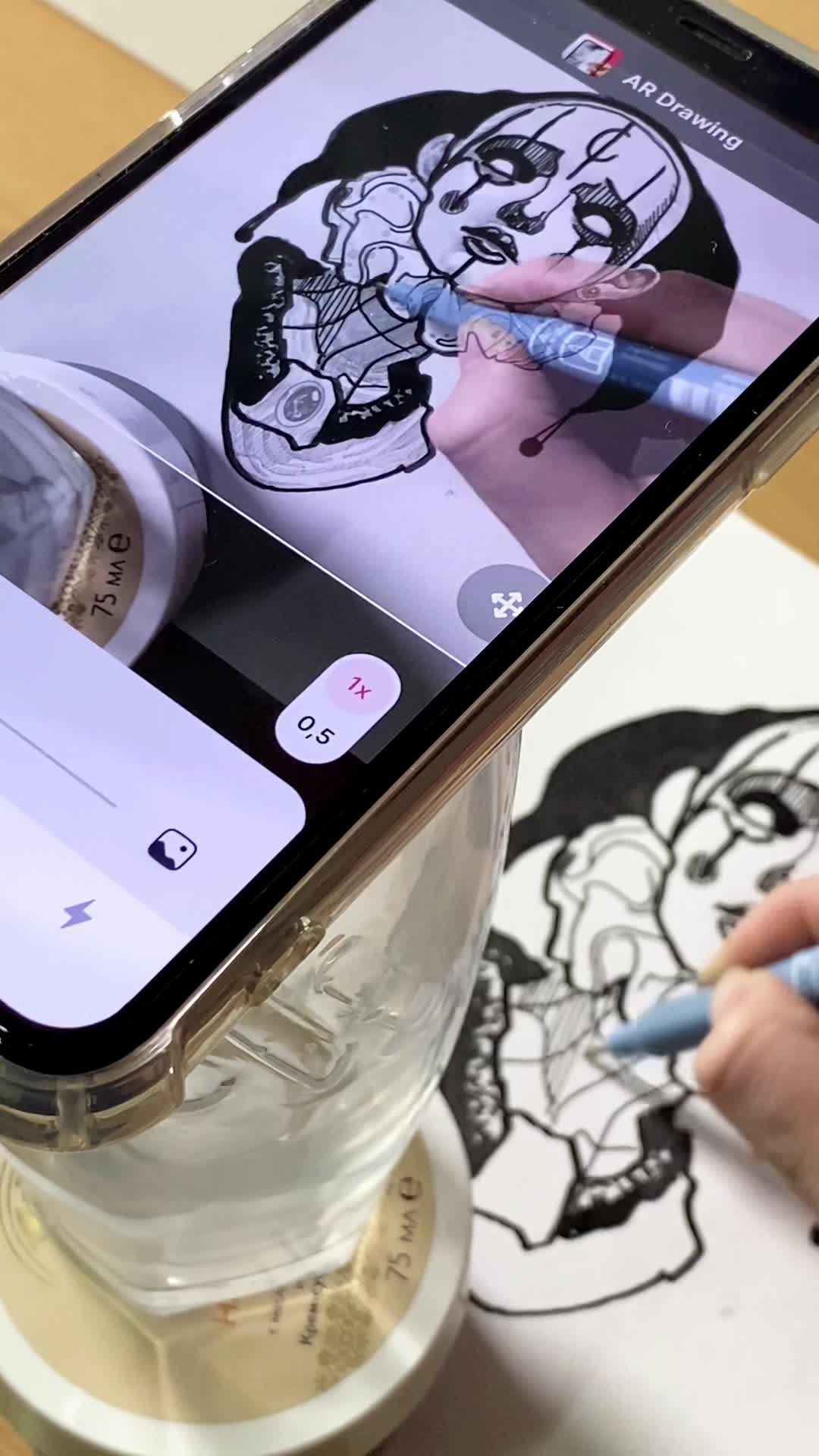 Draw easily with AR!