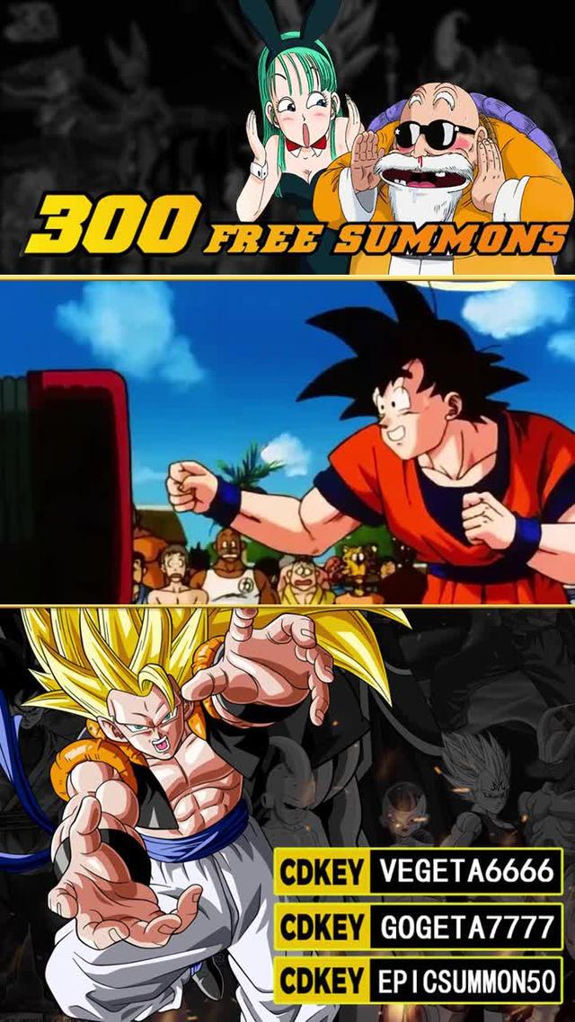 Fight for your Dragon Ball Universe! Free 30* Summon to draw your own fighters now>