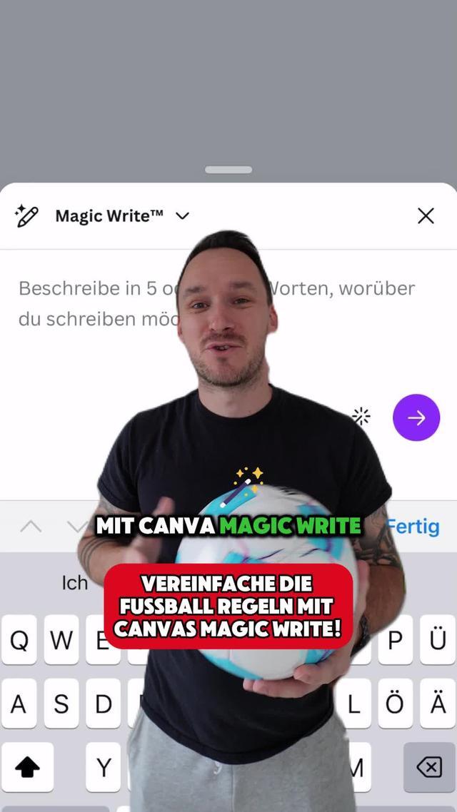 Canva's Magic Write bringt jeden Narren zum Lachen. Erstelle ganz einfach deine Büttenrede mit AI.