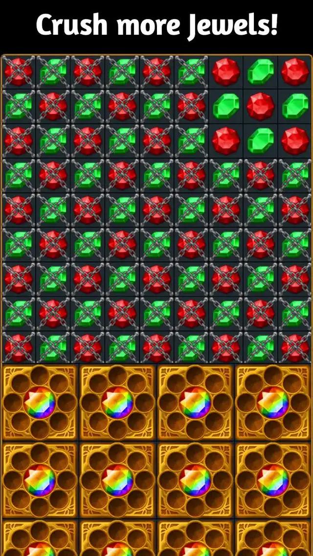 Match and combine sparkling jewels to solve puzzles!