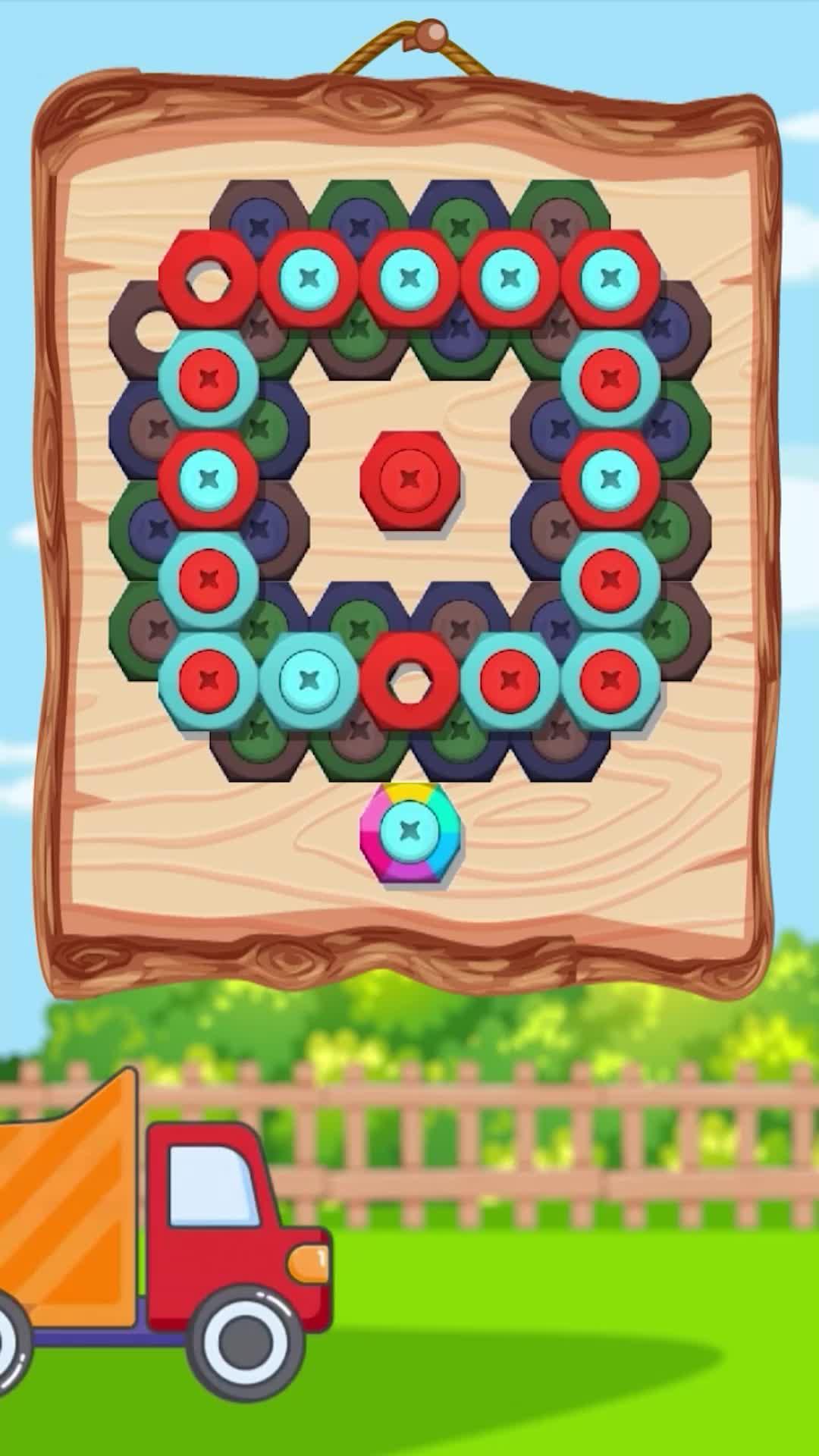 Test your IQ with the adđictive sort color puzzle game.