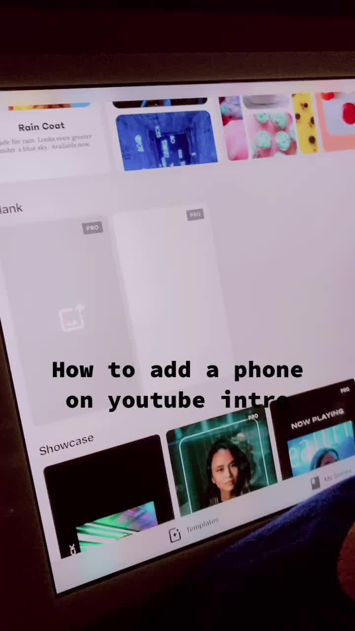 How to add a phone for YouTube Intro ❤️ #fyp #foryoupage #youtubeintros #youtube #youtubeintro