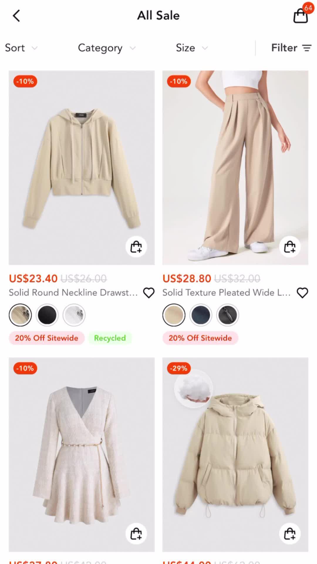 The Early Black Friday Sale Is ON. 70% off ALLSIZES!