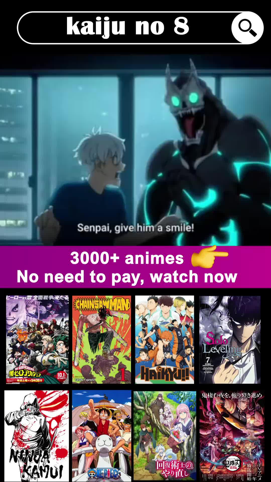 Watch anime for free now!