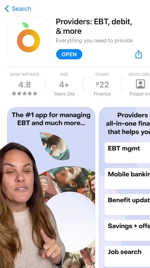 Conveniently check your EBT balance for free with the Providers app.