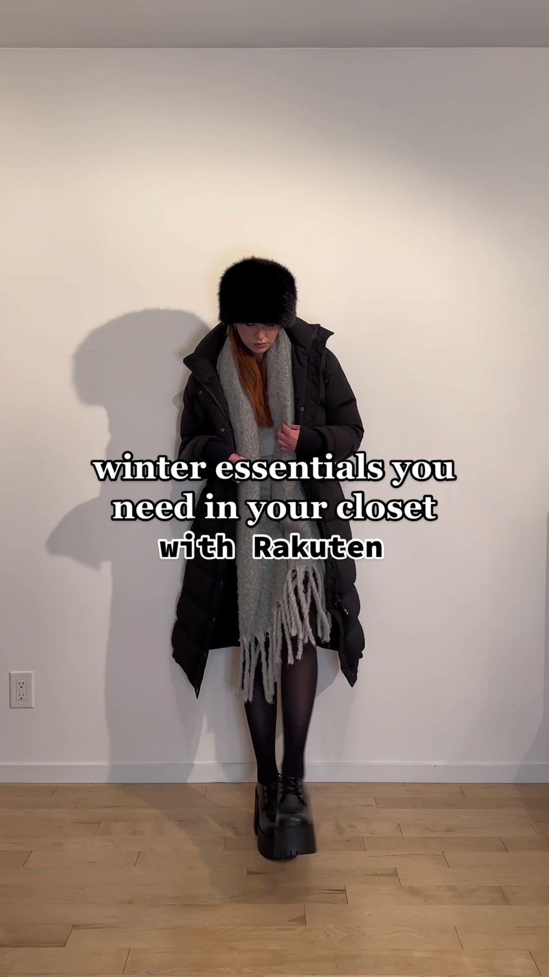 You need these items in your closet for winter! Shop them all on @rakuten and receive Cash Back with so many brands to choose from! #rakuten #winterfashion #outfitinspo #closetessentials #capsulewardrobe