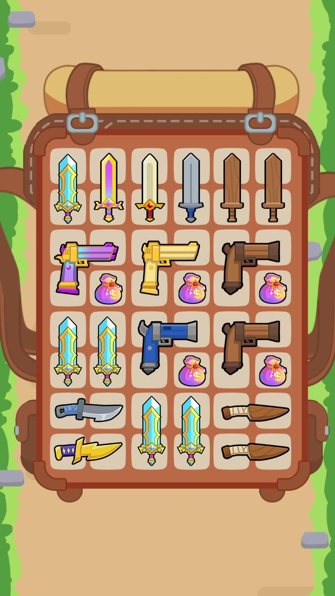 融合背包合成玩法的TD游戏