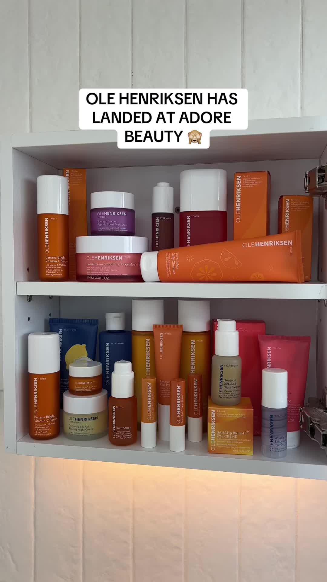 Did you hear the news? 📣 @Olehenriksen is now available at Adore Beauty 😱 Run, don’t walk 🏃‍♀️💨