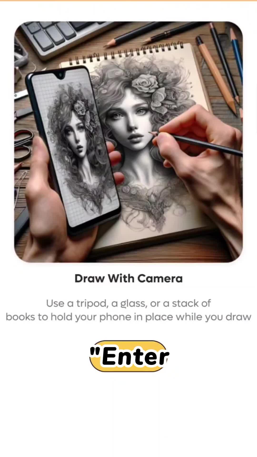 Make a sketch and paint it